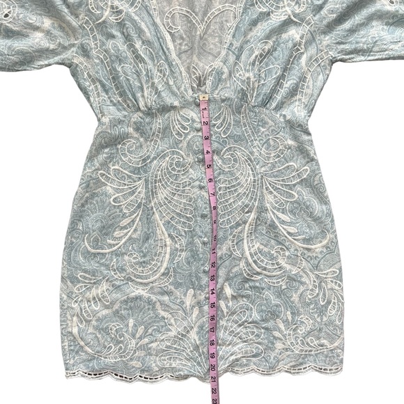 ASOS- Sold Out Cutwork Button Through Dress in paisley floral print - Size 6 - Picture 9 of 11